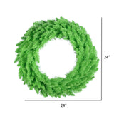 Vickerman Lime Fir Artificial Wreath