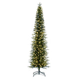 Vickerman Bixley Fir Christmas Artificial Tree, 6.5', Warm White Mini Light
