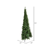 Vickerman Chapel Pine Artificial Christmas Half Tree
