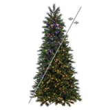 Vickerman Brighton Pine Artificial Christmas Tree, 6.5' x 40", Color Changing LED