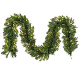 Vickerman Artificial Douglas Fir Garland, Warm White Mini Light