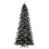 Vickerman Artificial Frosted Slim Douglas Fir Christmas Tree, 5.5' x 36", Unlit
