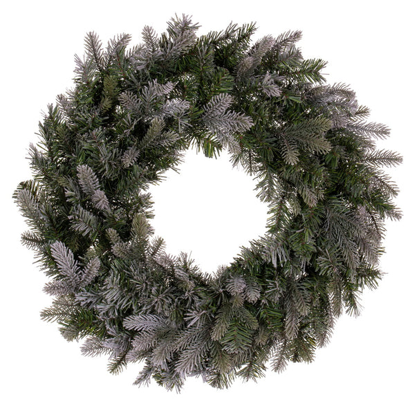 Vickerman Vickerman Artificial Frosted Douglas Fir Wreath (Multiple Sizes Available)