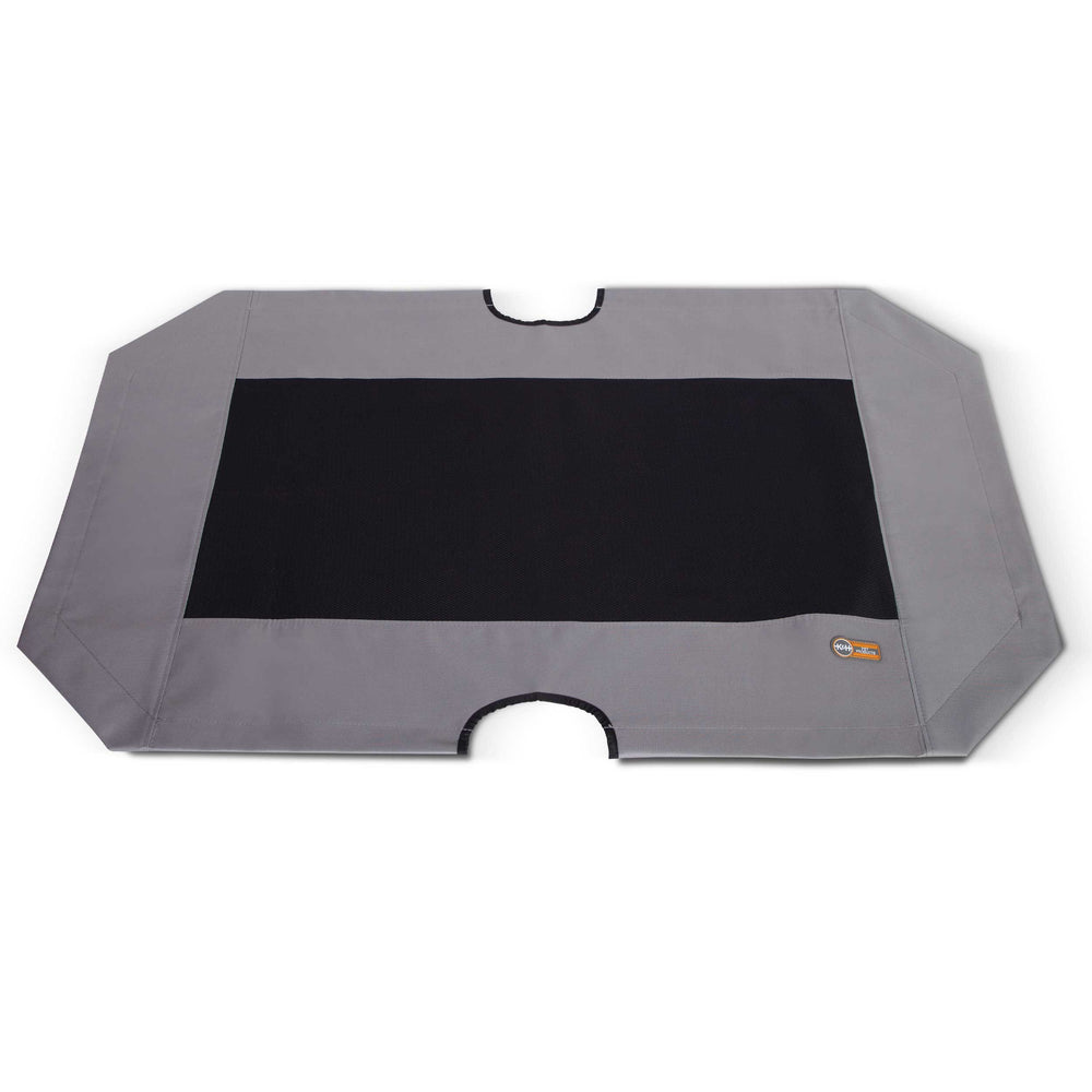 K&H Pet Products Original Pet Cot Replacement Cover - Extra Large 32" x 50", Gray/Black