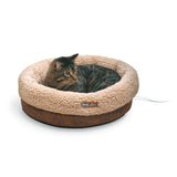 K&H Pet Products Thermo-Snuggle Cup Pet Bed Bomber - Chocolate