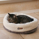 K&H Pet Products Thermo-Snuggle Cup Pet Bed Bomber - Gray
