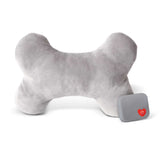K&H Pet Products Mother's Heartbeat Plush Dog Pillow - Bone, Gray / Large