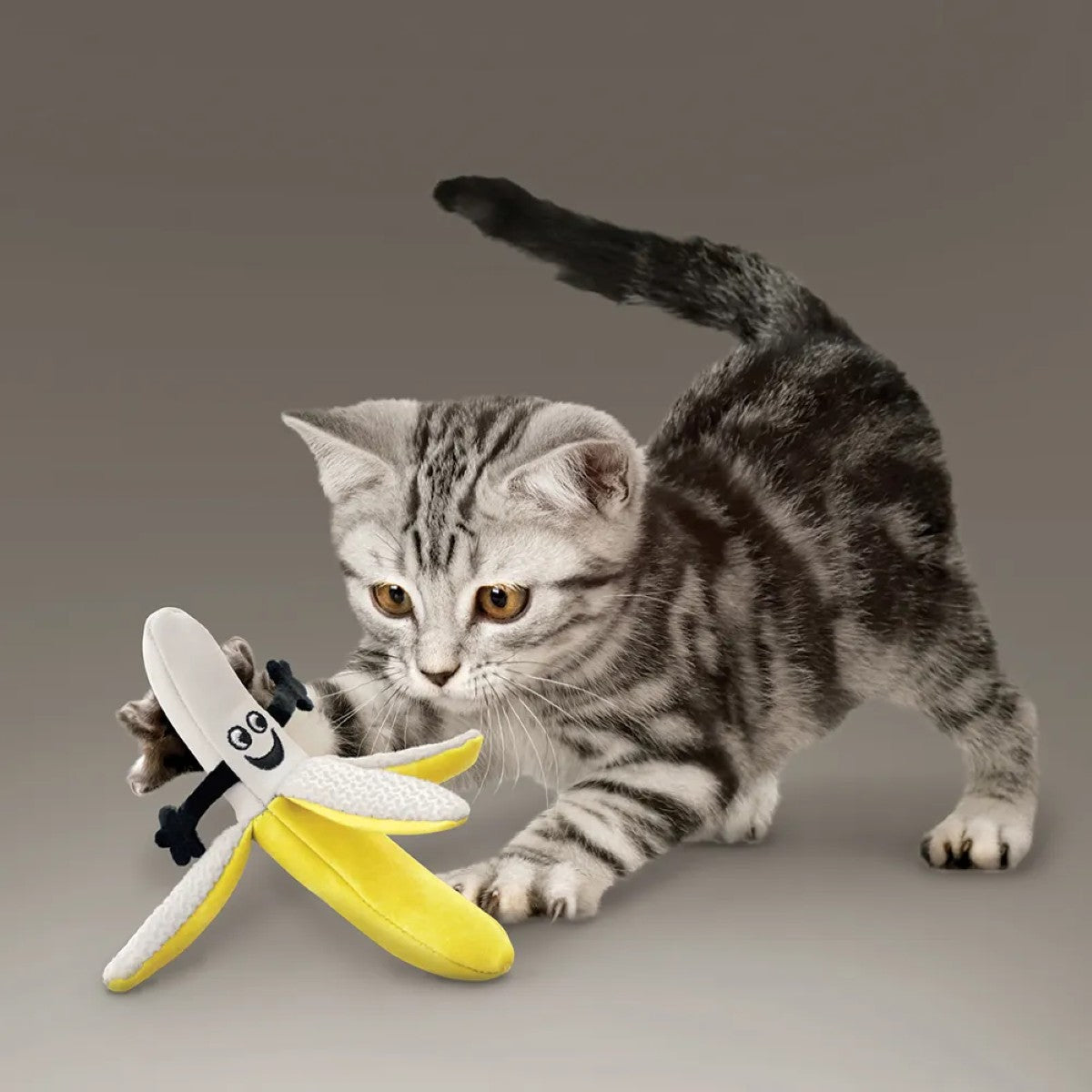 KONG Better Buzz Banana Cat Toy