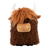 KONG Comfort Jumbo Highland Cow Plush Dog Toy, Assorted, XL
