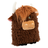 KONG Comfort Jumbo Highland Cow Plush Dog Toy, Assorted, XL