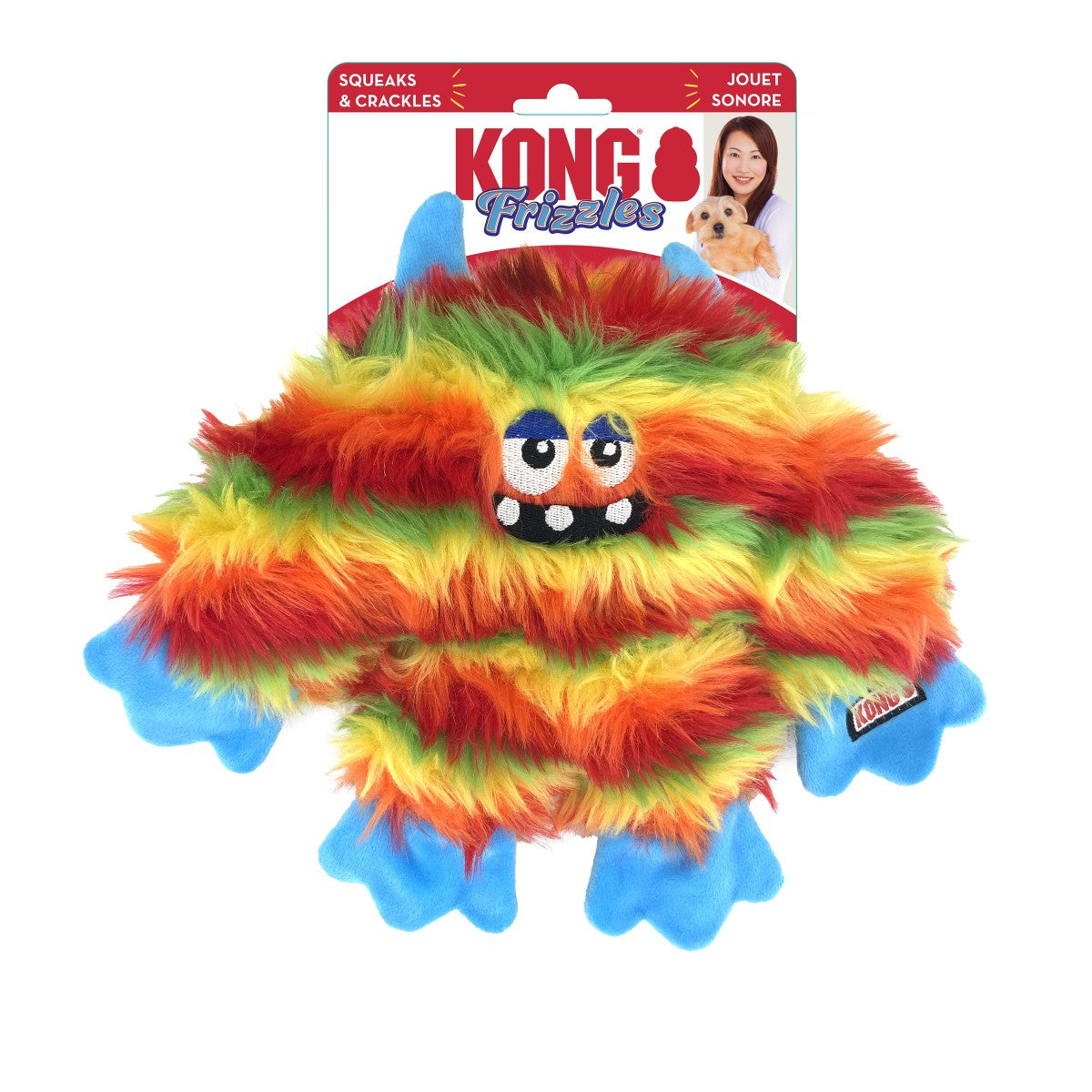 KONG Frizzles Plush Dog Toy (2 Styles Available)