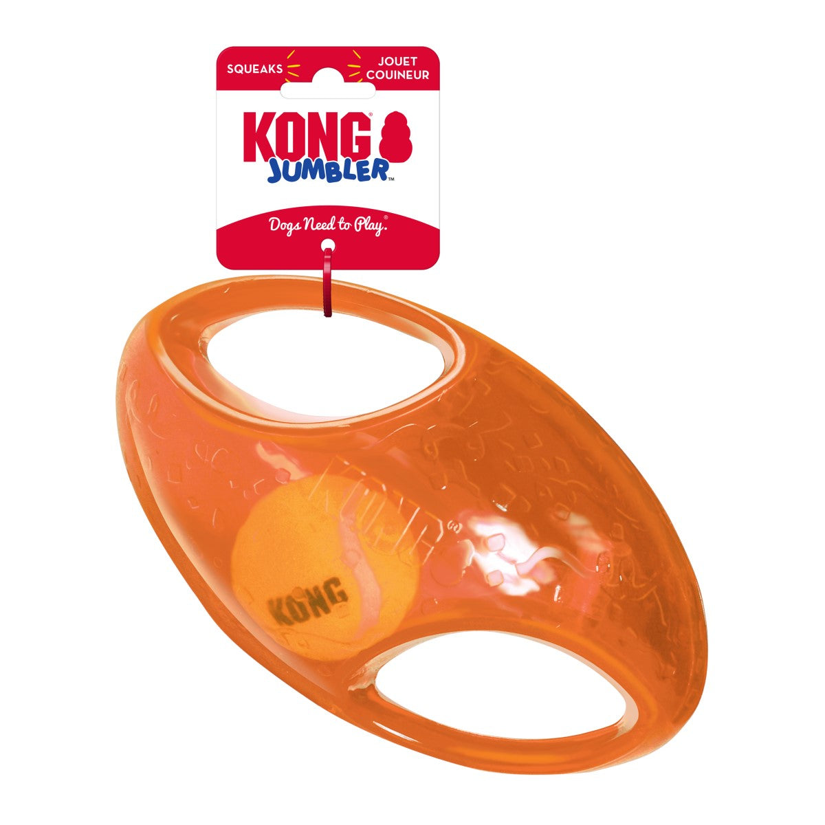 KONG Jumbler Football Dog Toy (2 Sizes Available)