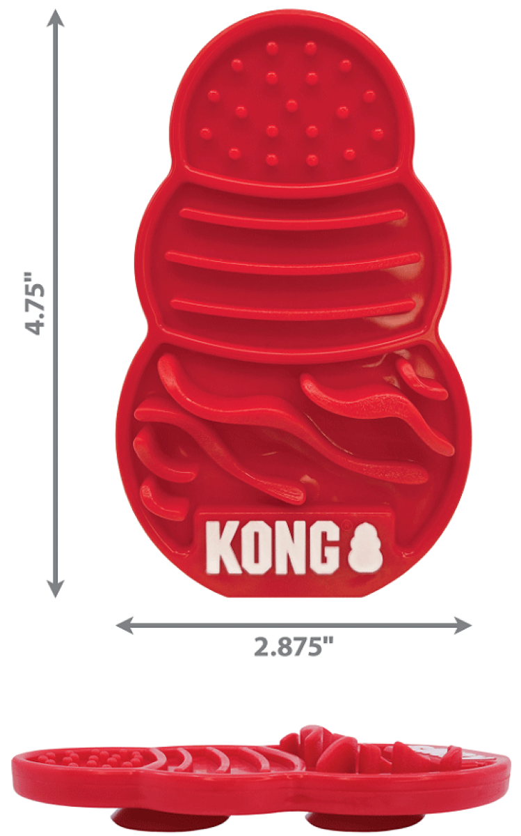 KONG Licks Treat Dispenser Dog Toy (2 Sizes Available)