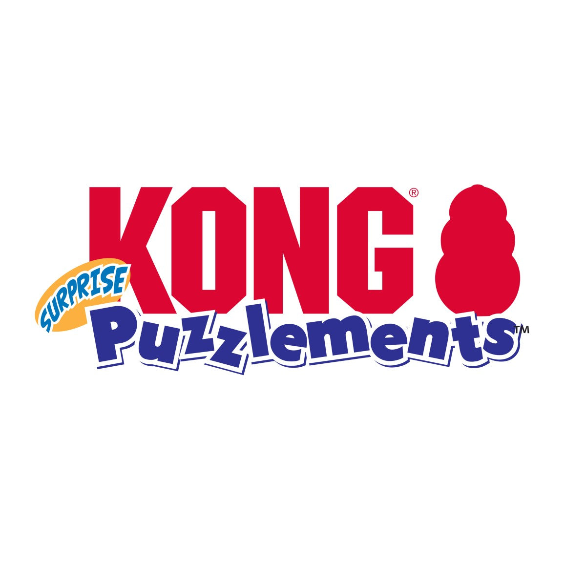 KONG Puzzlements Surprise Present Plush Dog Toy