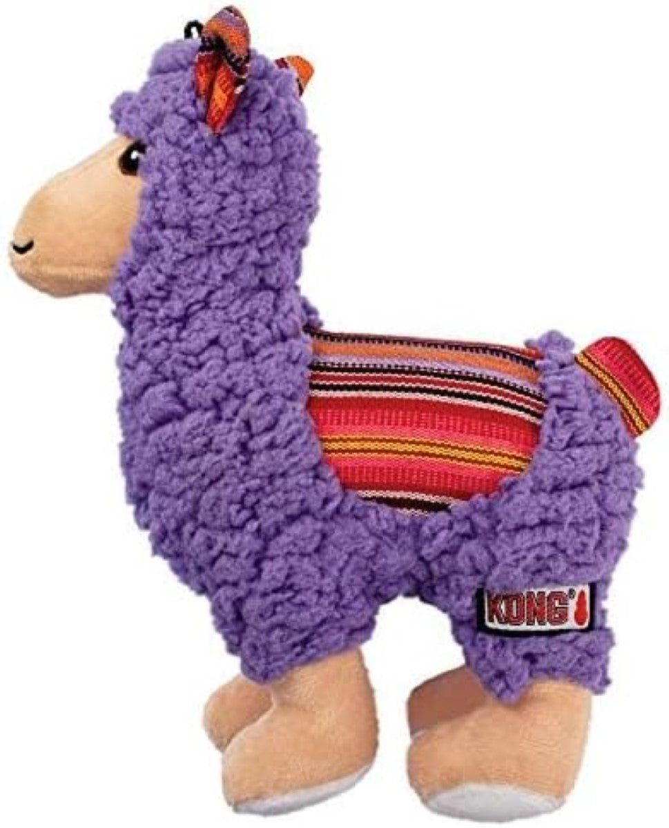 KONG Sherps Llama Plush Dog Toy