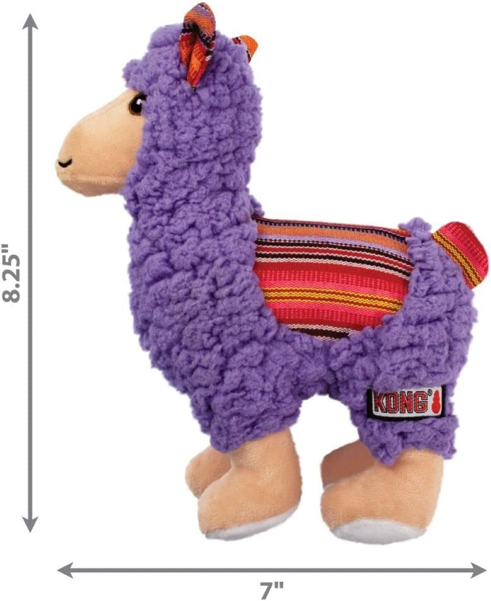 KONG Sherps Llama Plush Dog Toy