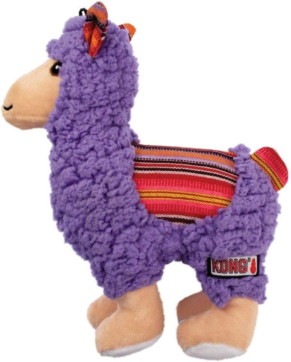 KONG Sherps Llama Plush Dog Toy