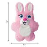 KONG Snuzzles Kiddos Bunny Squeaky Plush Dog Toy, 7.5" Small