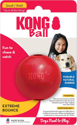 KONG Ball Hard Rubber Dog Toy (2 Sizes Available)