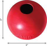 KONG Ball Hard Rubber Dog Toy (2 Sizes Available)