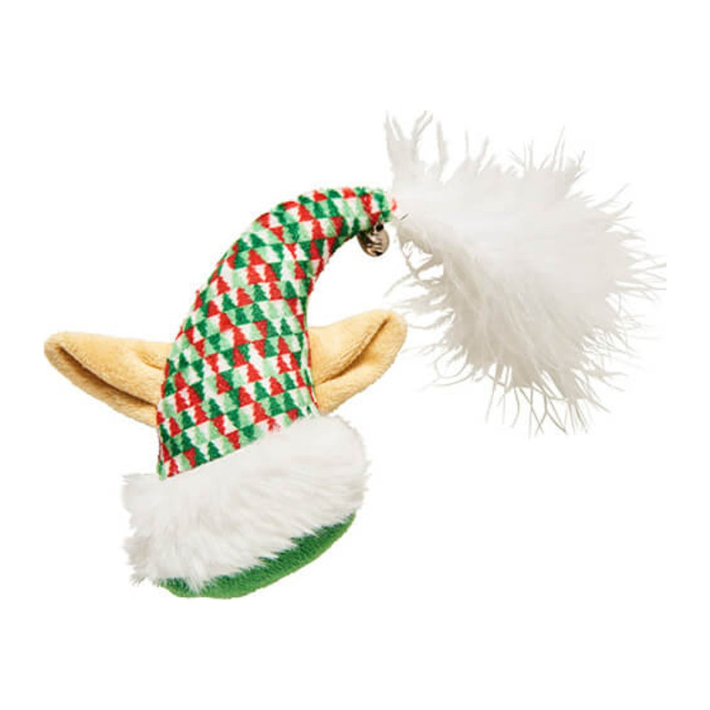 SPOT by Ethical Products Holiday Elf Hat Catnip Cat Toy - 4" - 1 toy included, style may vary
