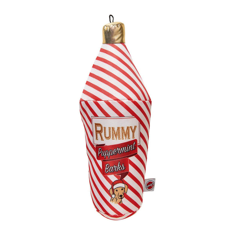SPOT Holiday Fun Drinks Crinkle Plush Dog Toy - 11" - 1 toy included, style may vary