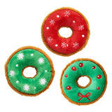 SPOT by Ethical Products Holiday Tasty Donut Plush Dog Toy - 5" - assorted styles