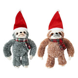 SPOT by Ethical Products Holiday Sloth Plush Dog Toy - 12" - assorted styles