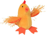 Multipet Look Who's Talking Cat Toy Chicken - 3"