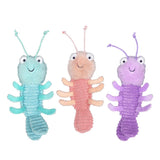Multipet Margaritaville Mini Gumbo Shrimp Plush Dog Toy - 6"