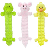 Multipet Pet Envy Long Squeaker Mat Plush Dog Toy - 24"