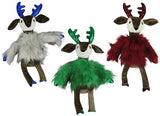 Multipet Holiday Dapper Deer Plush Dog Toy - 17"