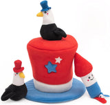 ZIPPYPAWS Zippy Burrow Americana Top Hat