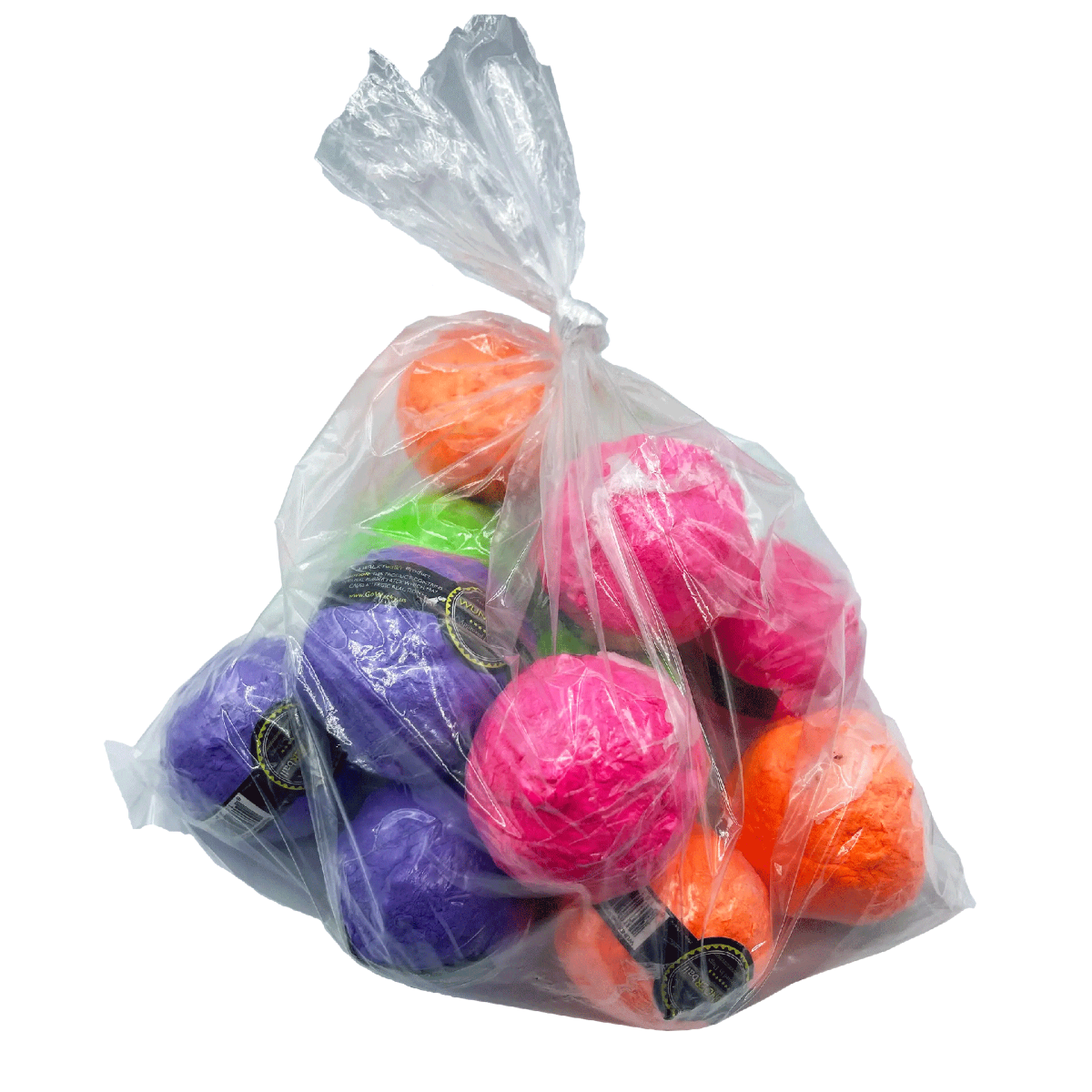 Wacky Walk'r Wunderball Indestructible Fetch Dog Toy, 12 Count - 4 Sizes Available