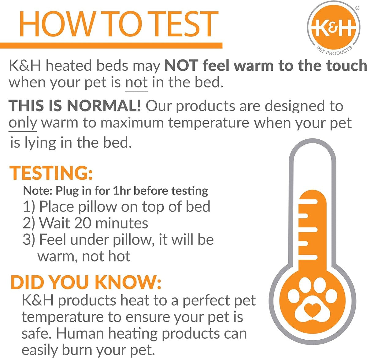 K&H Pet Products Thermo-Indoor Heated Pet House Cottage Design, Tan