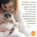 K&H Pet Products Universal Mounted Kitty Sill with Hood, Gray