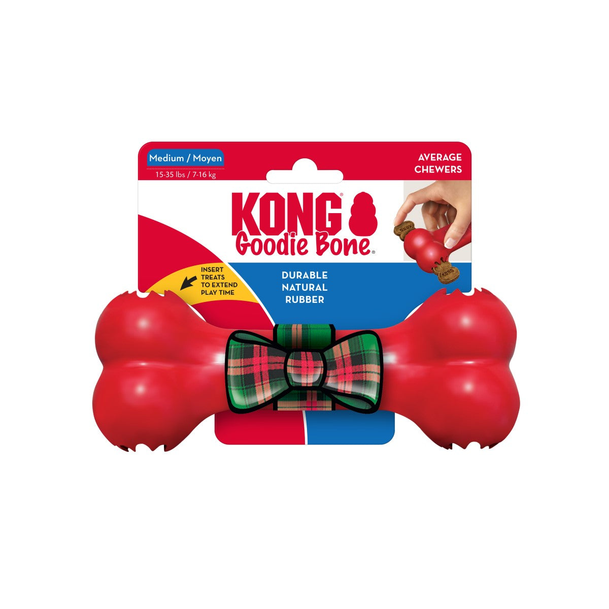 KONG Goodie Bone Red Large Dog Toy