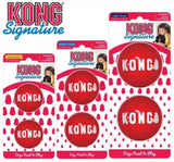 KONG Signature Balls Dog Toy 2-Pack (3 Sizes Available)