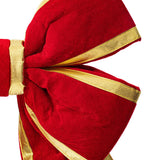 Vickerman Red-Gold Velvet Indoor Bow