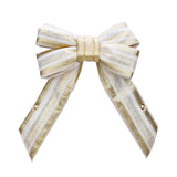 Vickerman Nylon Outdoor Structural Bow, 12" x 18", Champagne