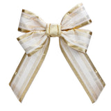 Vickerman Nylon Outdoor Structural Bow, 24" x 37", Champagne