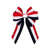 Vickerman Red-White-Blue Velvet Bow, Limited UV, 18" x 36"