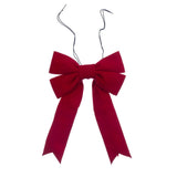 Vickerman Canvas UV Outdoor Bow, 12" x 15", Red