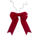 Vickerman Canvas UV Outdoor Bow, 18" x 23", Red