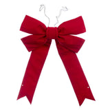 Vickerman Canvas UV Outdoor Bow, 72" x 90", Red