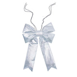Vickerman Metallic UV Bow, 12" x 15", Silver
