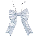 Vickerman Metallic UV Bow, 18" x 23", Silver