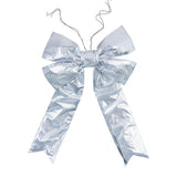 Vickerman Metallic UV Bow, 24" x 30", Silver