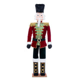 Vickerman Red Velvet Standing Nutcracker, 6'8"