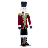 Vickerman Red Velvet Standing Nutcracker